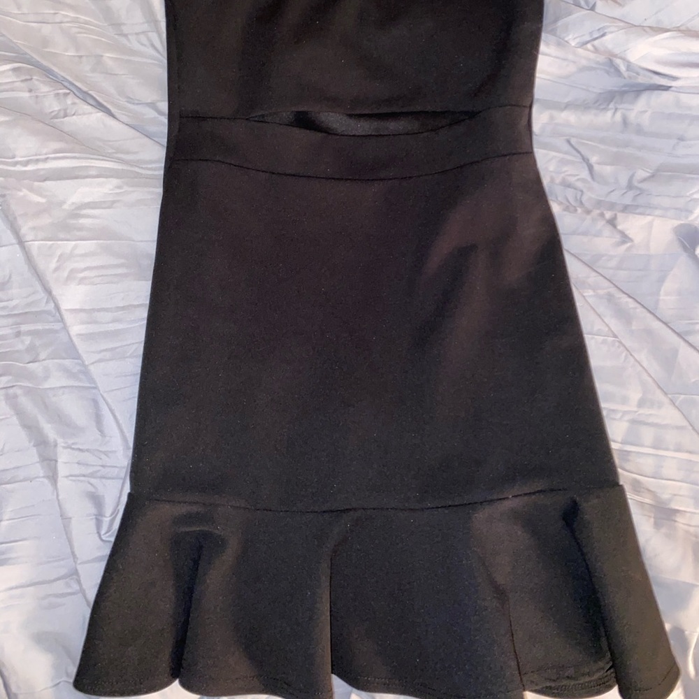 Black cutout dress